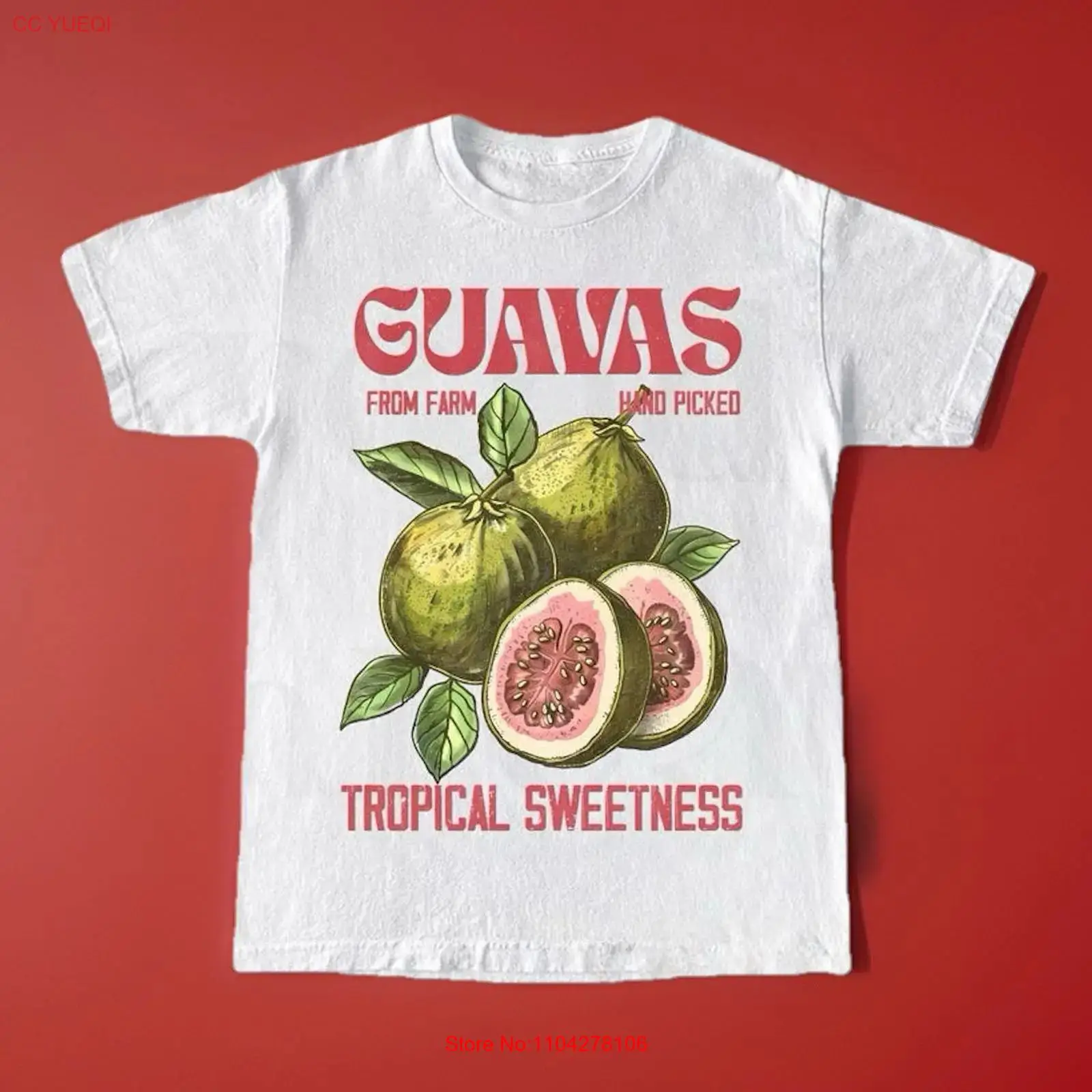 Commercial Printing News - T-shirt Commerciale Retrò Guavas Nuova S-5XL